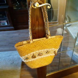 Cappelli Straworld Bag with Wooden Safari Charms